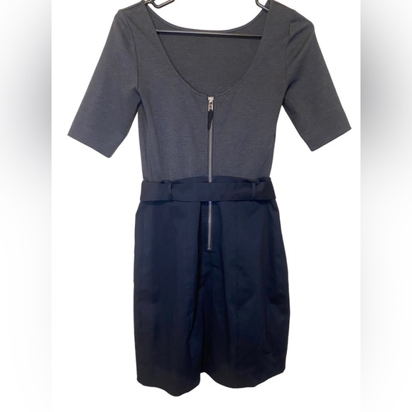 Armani Exchange Black and Gray Sheath Dress Women’s size 0 - Picture 3 of 10